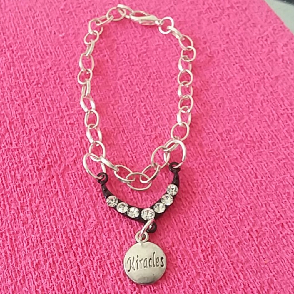 miracle rhinestone bracelet